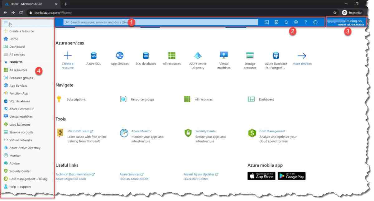azure portal